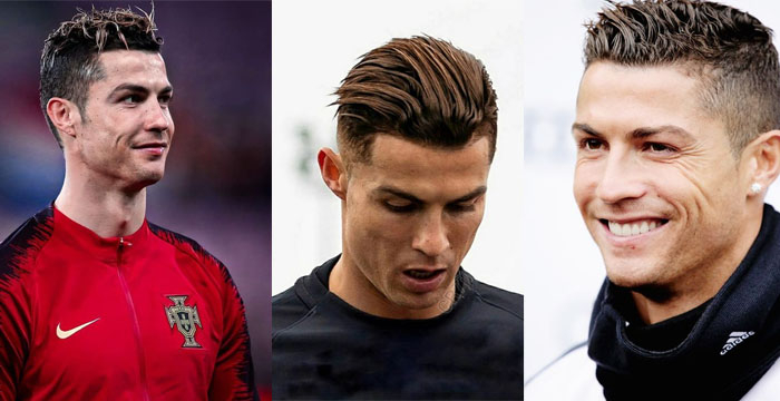 Cristiano Ronaldo hair-cut look